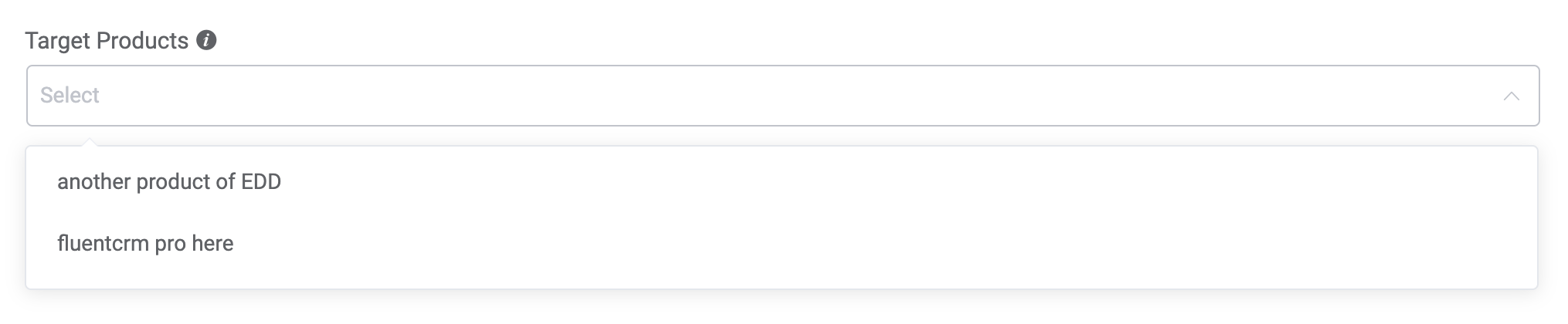 Single or multi-select